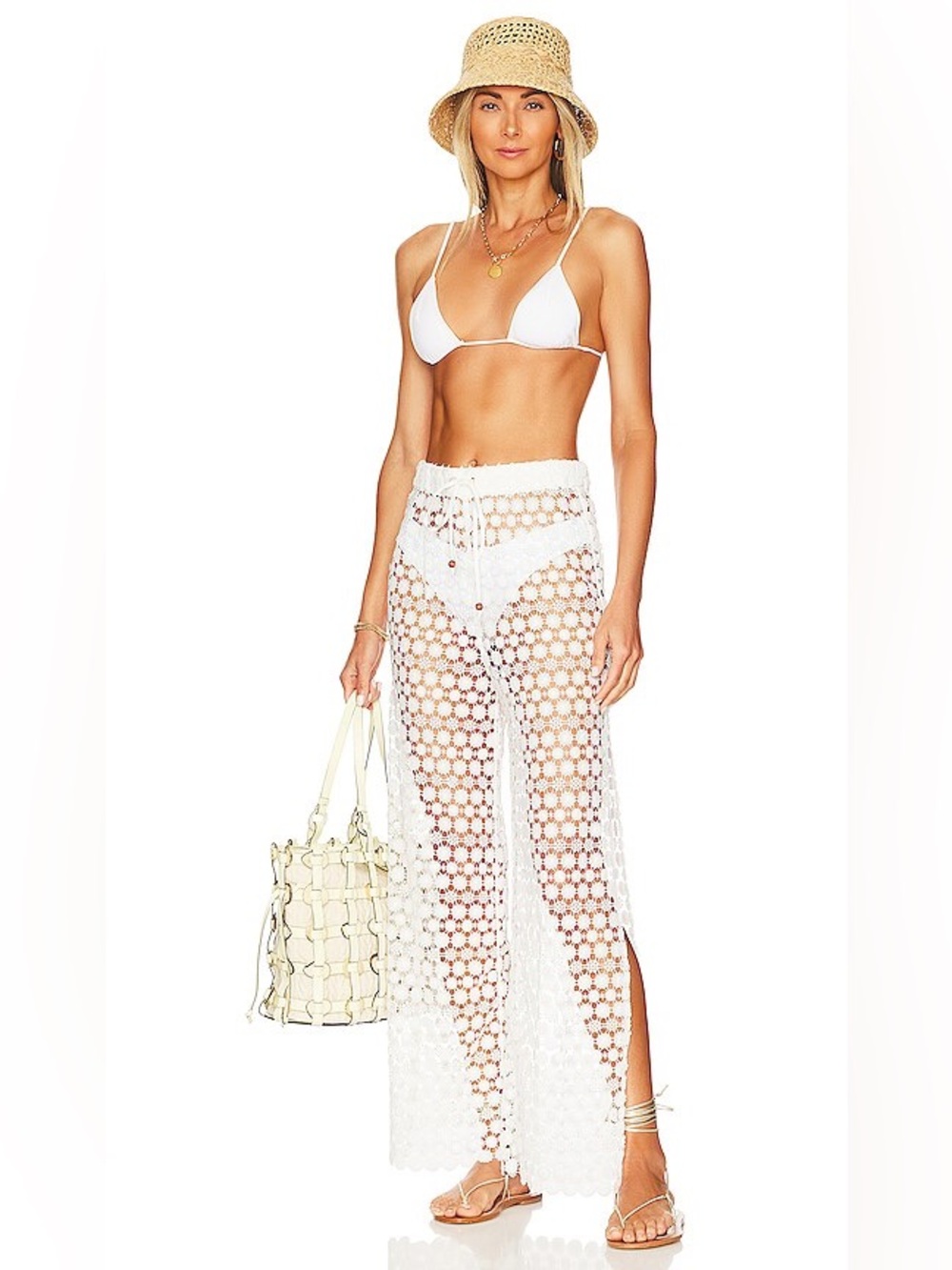 Lovers + Friends | Chiara Pant | White